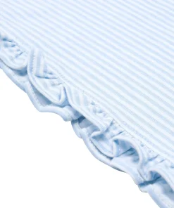 minnow Girls Pima Dress Powder Blue Stripe Sale