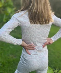 minnow Girls Pima Pajama Set Antique Floral Hot