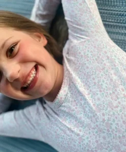 minnow Girls Pima Pajama Set Antique Floral Hot