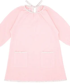 minnow Girls Pink French Terry Dress Pale Pink Best