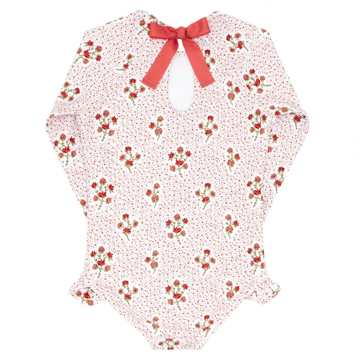 minnow Girls Rashguard One Piece | Swim Raspberry Red New