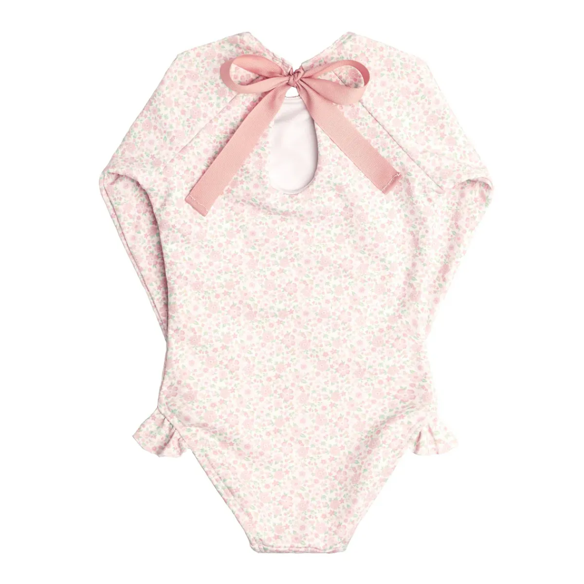 minnow Girls Rashguard One Piece Antique Floral Clearance