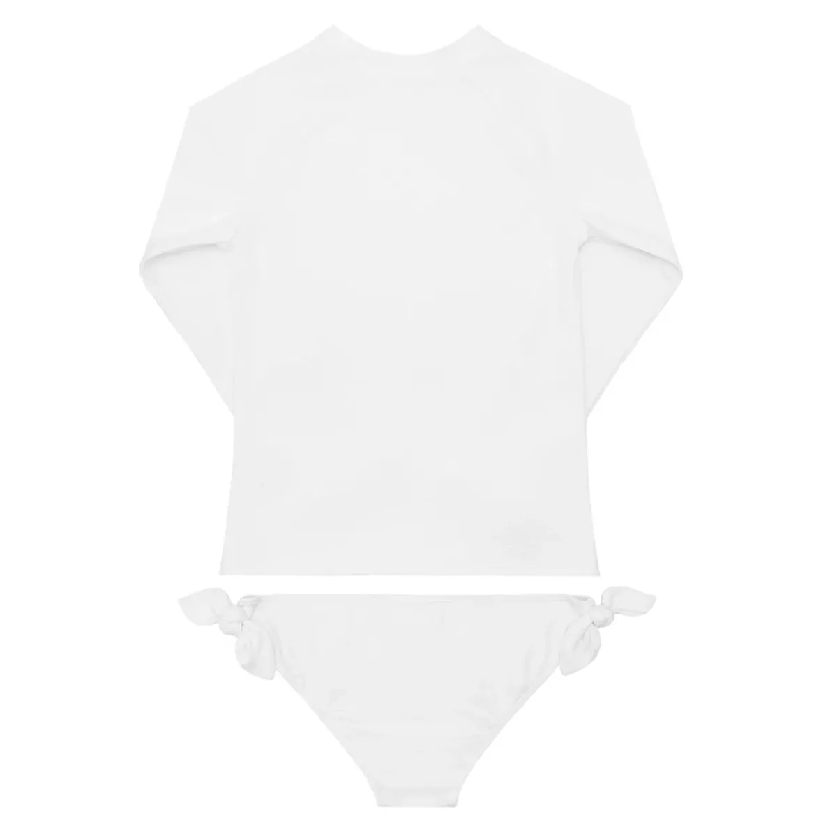 minnow Girls Rashguard Set Alys White Fashion