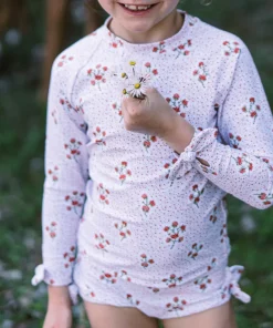 minnow Girls Rashguard Set | Swim Raspberry Red Discount