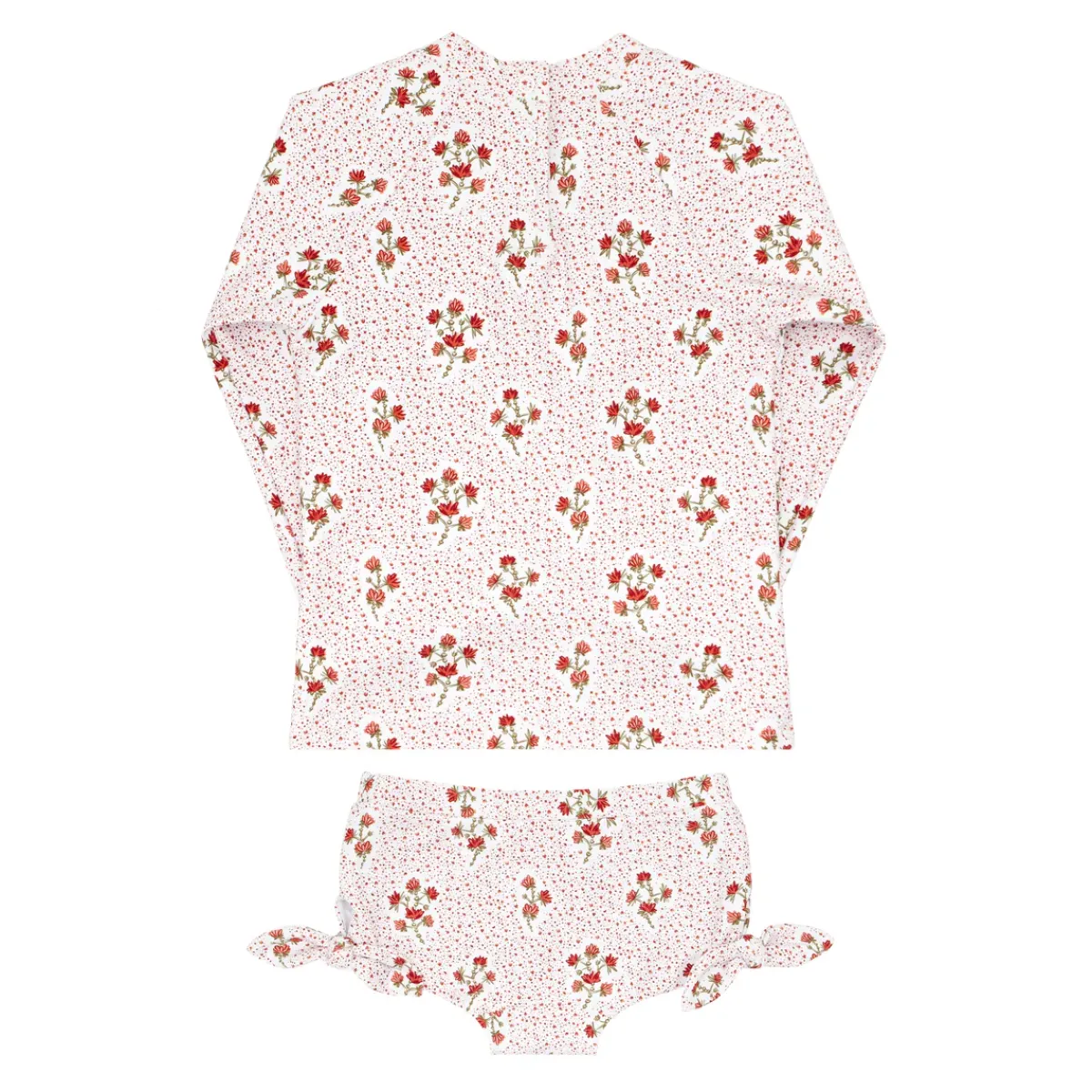 minnow Girls Rashguard Set | Swim Raspberry Red Discount