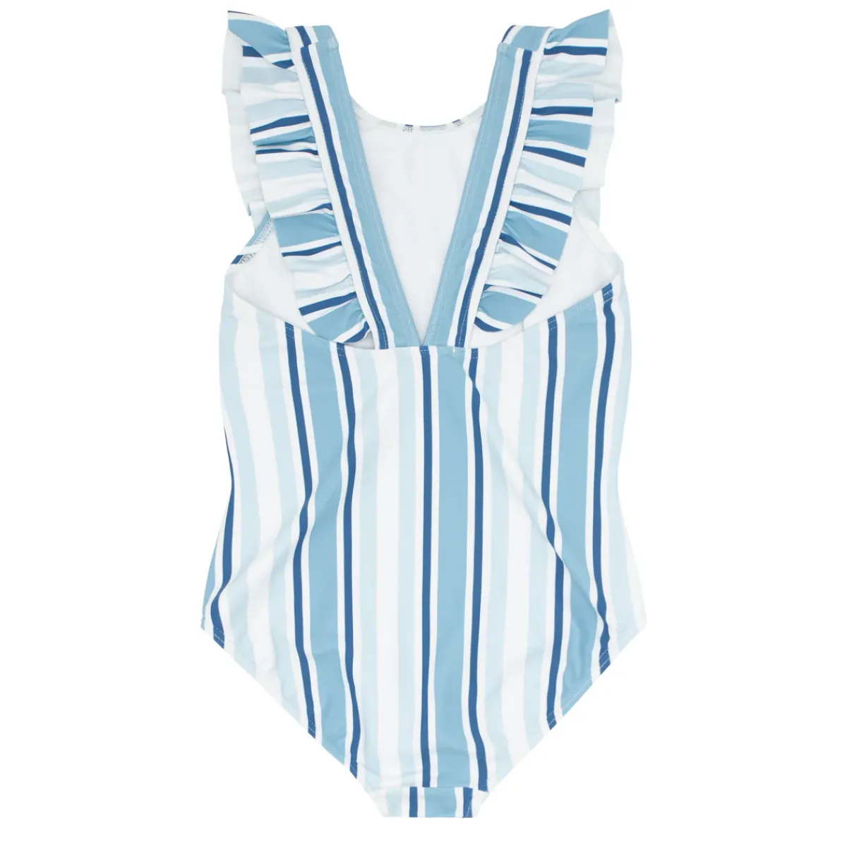 minnow Girls Ruffle One Piece | Swim Freshwater Stripe New
