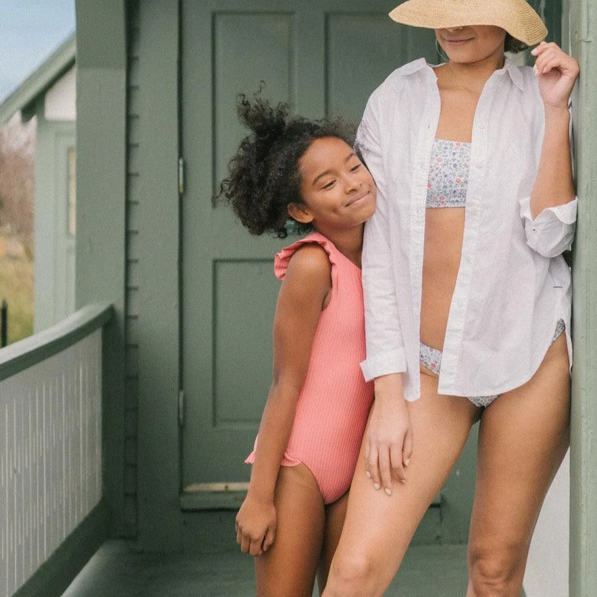 minnow Girls Ruffle Sleeve Rashguard One Piece New England Red Sale