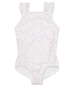 minnow Girls Ruffle Strap One Piece Antique Floral Best