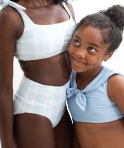 minnow Girls Sailor Bikini Mulberry Blue Dot Outlet