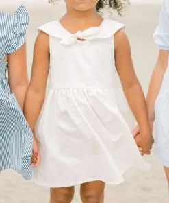minnow Girls Sailor Dress White Online