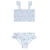 minnow Girls Smocked Bikini Bay Lavender Floral Sale