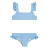 minnow Girls Tie Back Bikini Peri Blue Discount