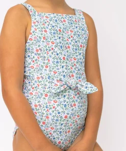 minnow Girls Tie Front One Piece Capeside Vineyard Online