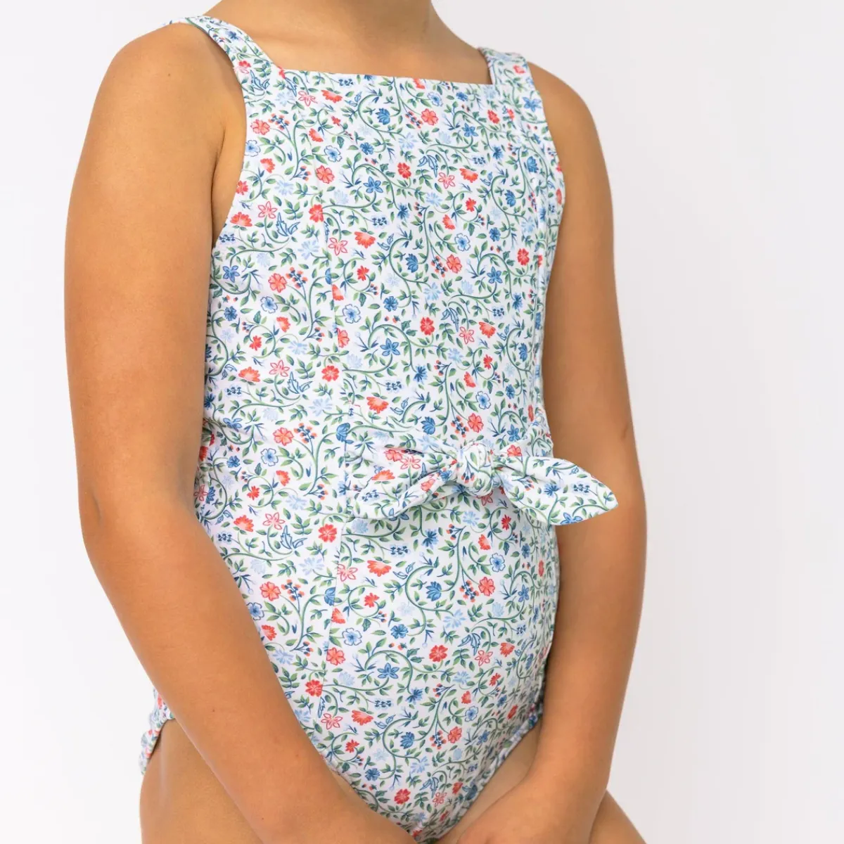 minnow Girls Tie Front One Piece Capeside Vineyard Online