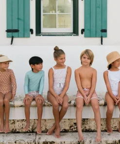 minnow Girls Tie Front One Piece Alys White Best