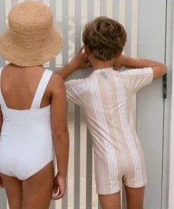 minnow Girls Tie Front One Piece Alys White Best