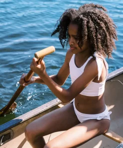 minnow Girls Tie Knot Bikini | Swim Capeside White Hot