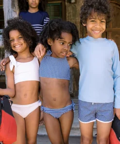 minnow Girls Tie Knot Bikini | Swim Capeside White Hot