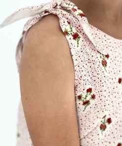 minnow Girls Tie Knot Bloomer Set | Swim Raspberry Red Discount