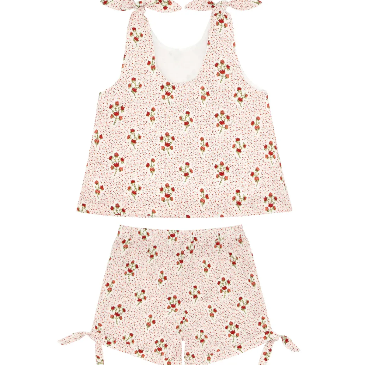 minnow Girls Tie Knot Bloomer Set | Swim Raspberry Red Discount