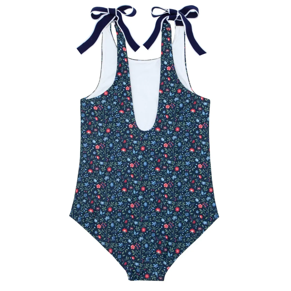 minnow Girls Tie Knot One Piece Midnight Vineyard Discount