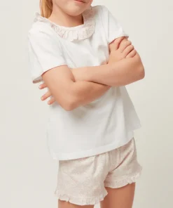 minnow Girls T-Shirt And Short Set Antique Floral Hot