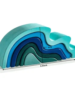 minnow Green Elephant Wave Stacking Block Hot