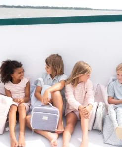 minnow Lunchbox Navy Stripe Sale