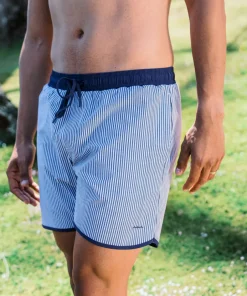 minnow Men's Boardie Navy Stripe New