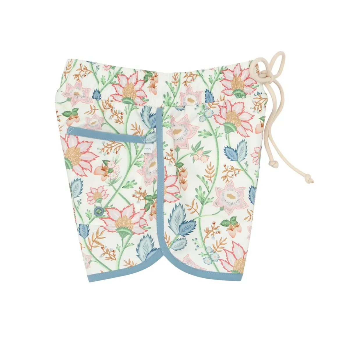 minnow X Daphne Oz Boys Boardie Wild Bloom Floral Hot