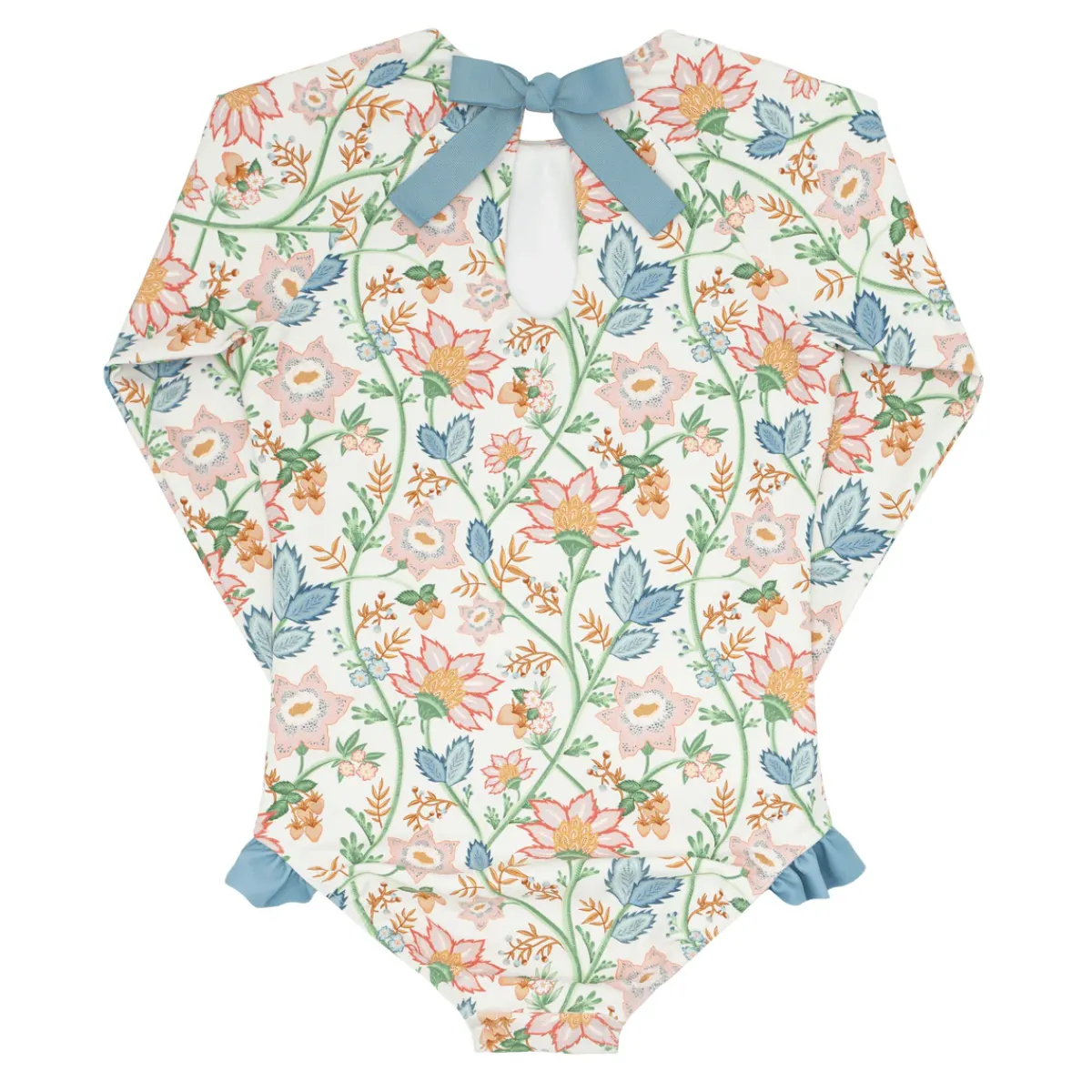 minnow X Daphne Oz Girls Rashguard One Piece Wild Bloom Floral Outlet