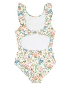 minnow X Daphne Oz Girls Ruffle Collar One Piece Wild Bloom Floral Sale