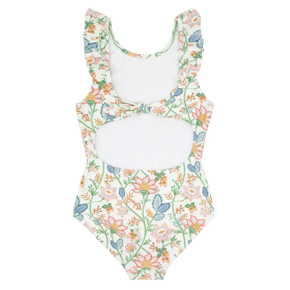 minnow X Daphne Oz Girls Ruffle Collar One Piece Wild Bloom Floral Sale