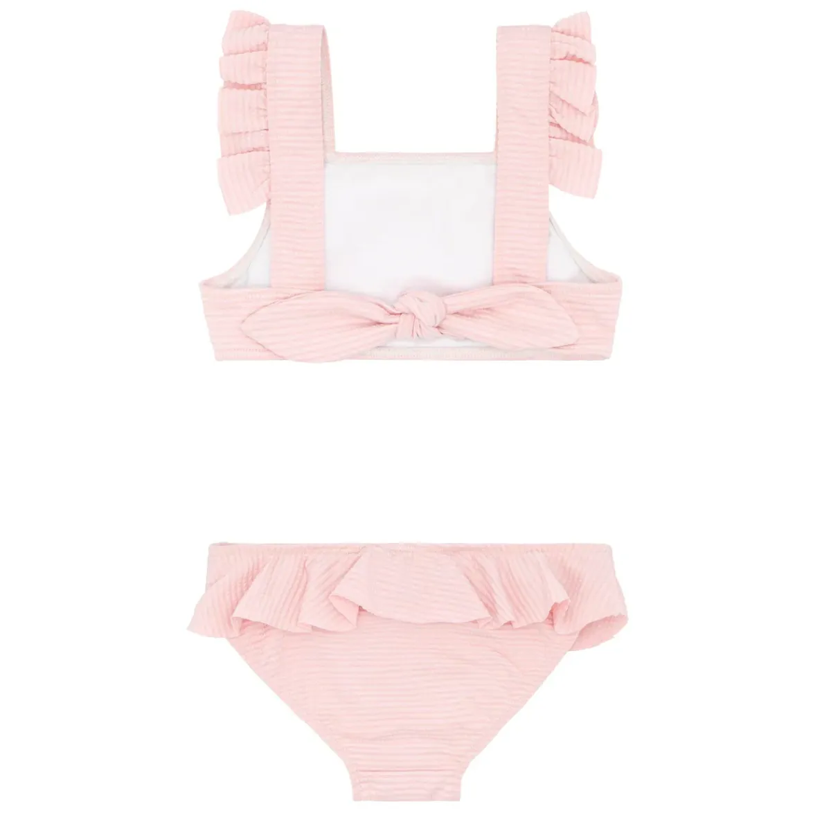 minnow X Daphne Oz Girls Ruffle Bikini Strawberries And Cream Discount