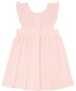 minnow X Daphne Oz Girls Terry Ruffle Dress Strawberries And Cream Fashion