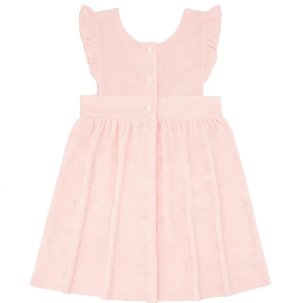minnow X Daphne Oz Girls Terry Ruffle Dress Strawberries And Cream Fashion