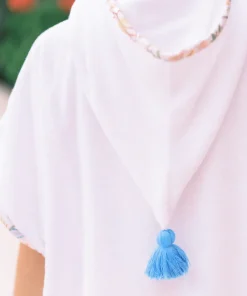 minnow X Daphne Oz Unisex French Terry Pixie Hooded Coverup | Swim White Outlet