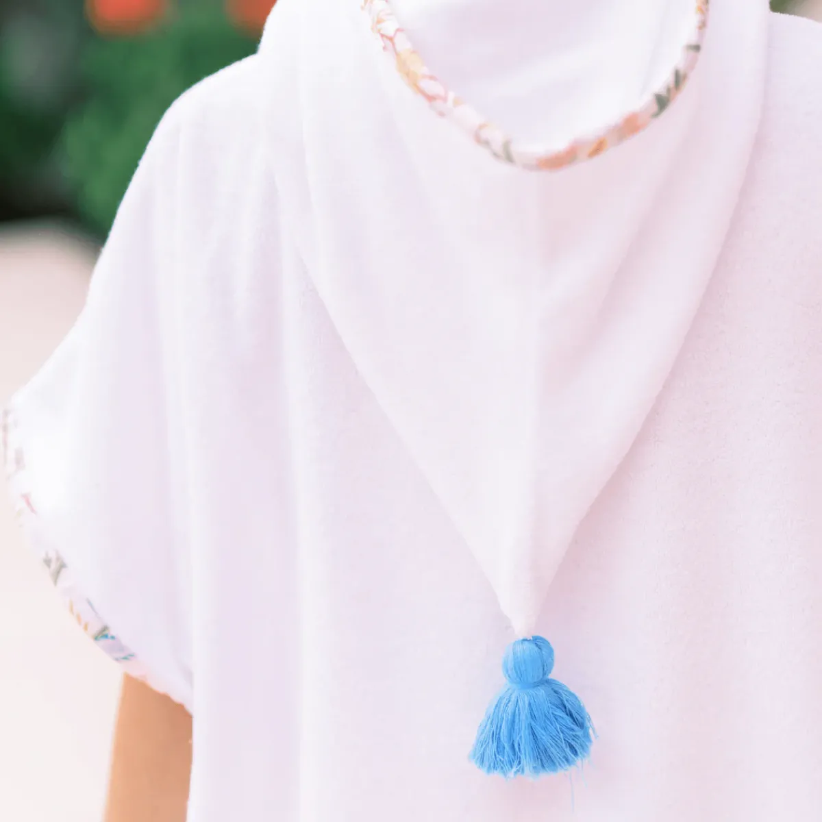 minnow X Daphne Oz Unisex French Terry Pixie Hooded Coverup | Swim White Outlet