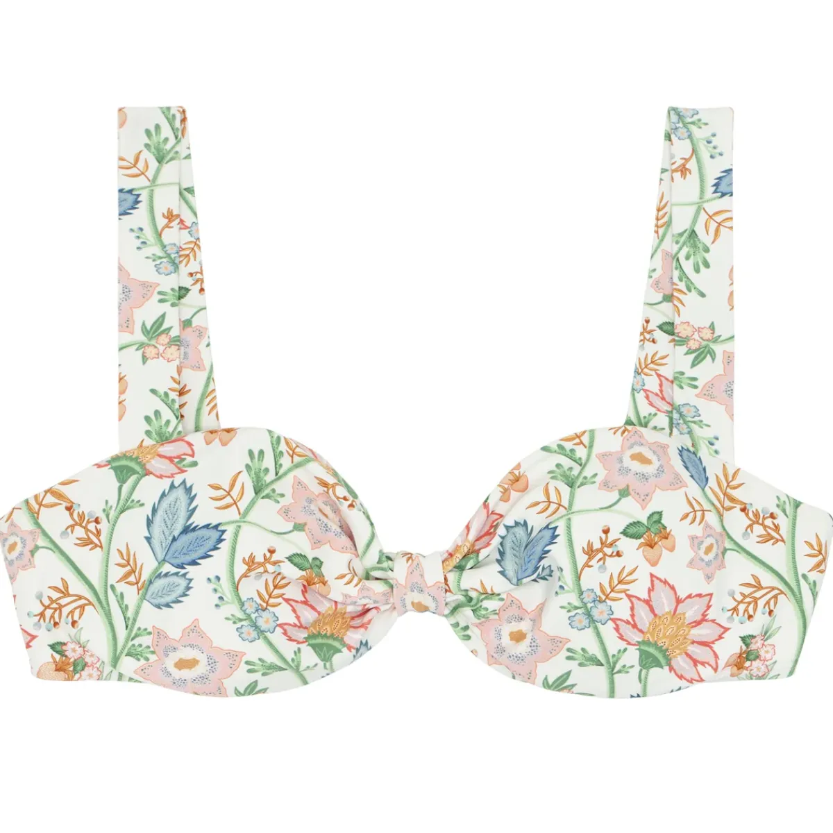 minnow X Daphne Oz Women's Gathered Bikini Top Wild Bloom Floral Online