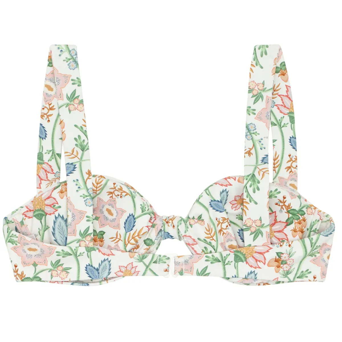 minnow X Daphne Oz Women's Gathered Bikini Top Wild Bloom Floral Online