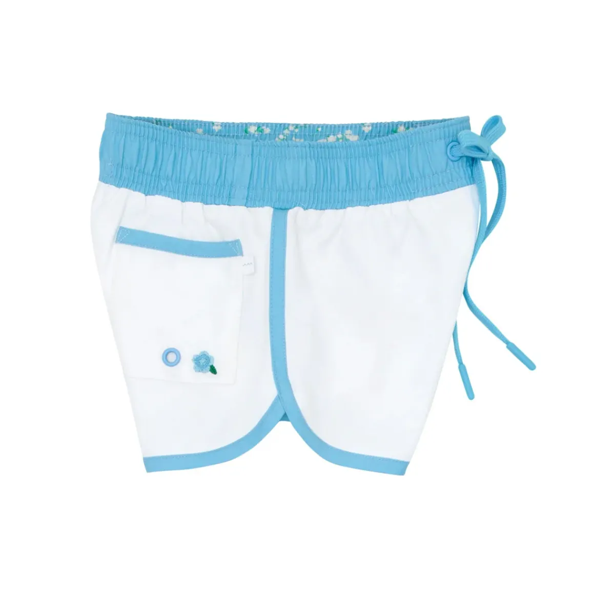 minnow X Fanm Mon Boy's Boardie Coconut Grove White Sale