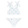 minnow X Fanm Mon Girl's Tie Knot Bikini Coconut Grove White Online