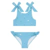 minnow X Fanm Mon Girl's Tie Knot Bikini Lagoon Sale