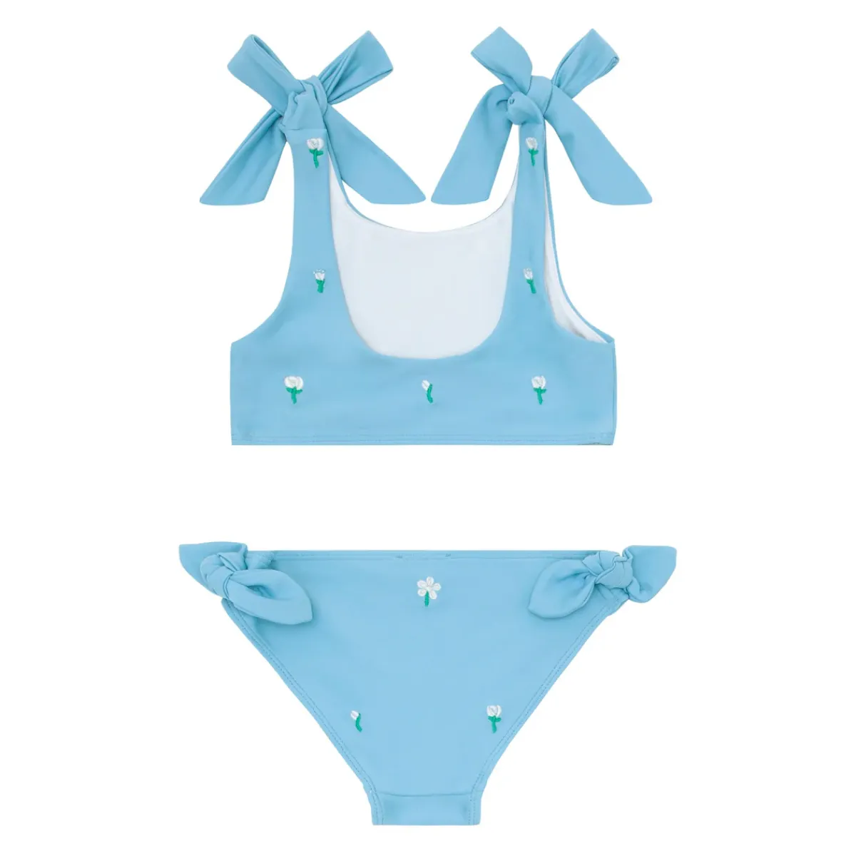 minnow X Fanm Mon Girl's Tie Knot Bikini Lagoon Sale