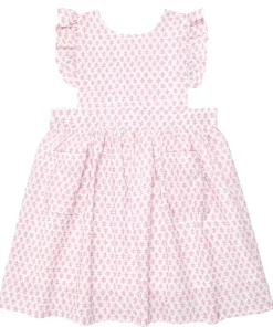 minnow X Sister Parish Girls Pinafore Dress Nectar Leaf Online