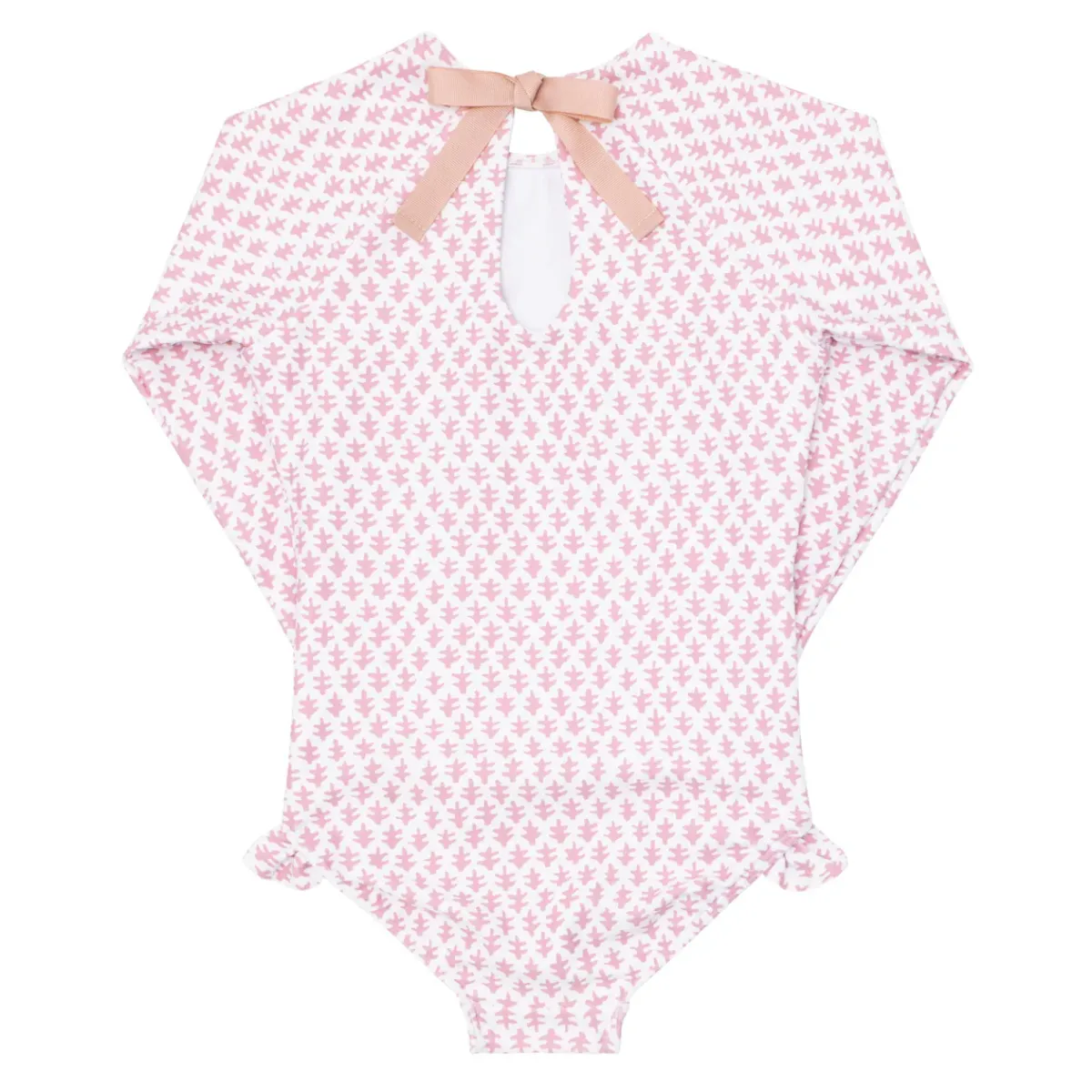 minnow X Sister Parish Girls Rashguard One Piece Nectar Leaf Discount