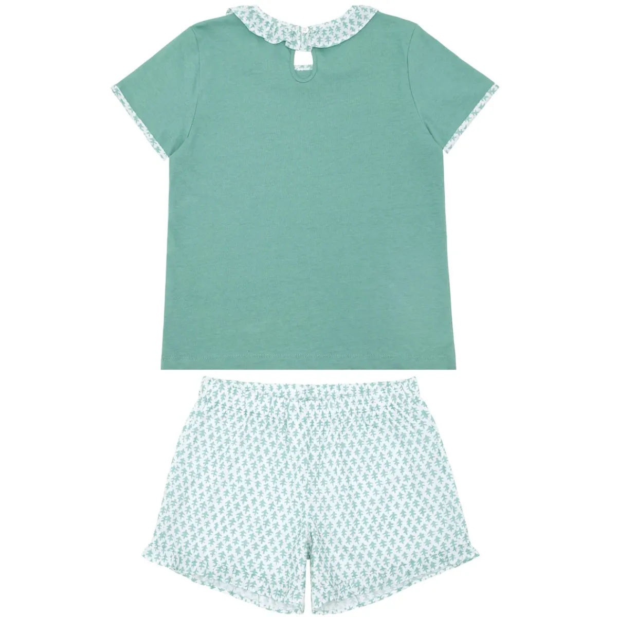minnow X Sister Parish Girls T-Shirt And Short Set Sea Leaf Online