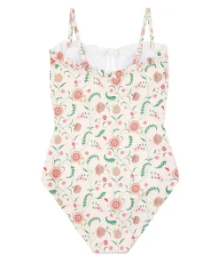 minnow X Sister Parish Women's Ruffle Edge One Piec Cloister Botanical Hot