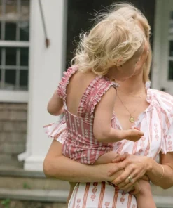 minnow X Tuckernuck Girls Ruffle Strap One Piece Nantucket Stripe Online