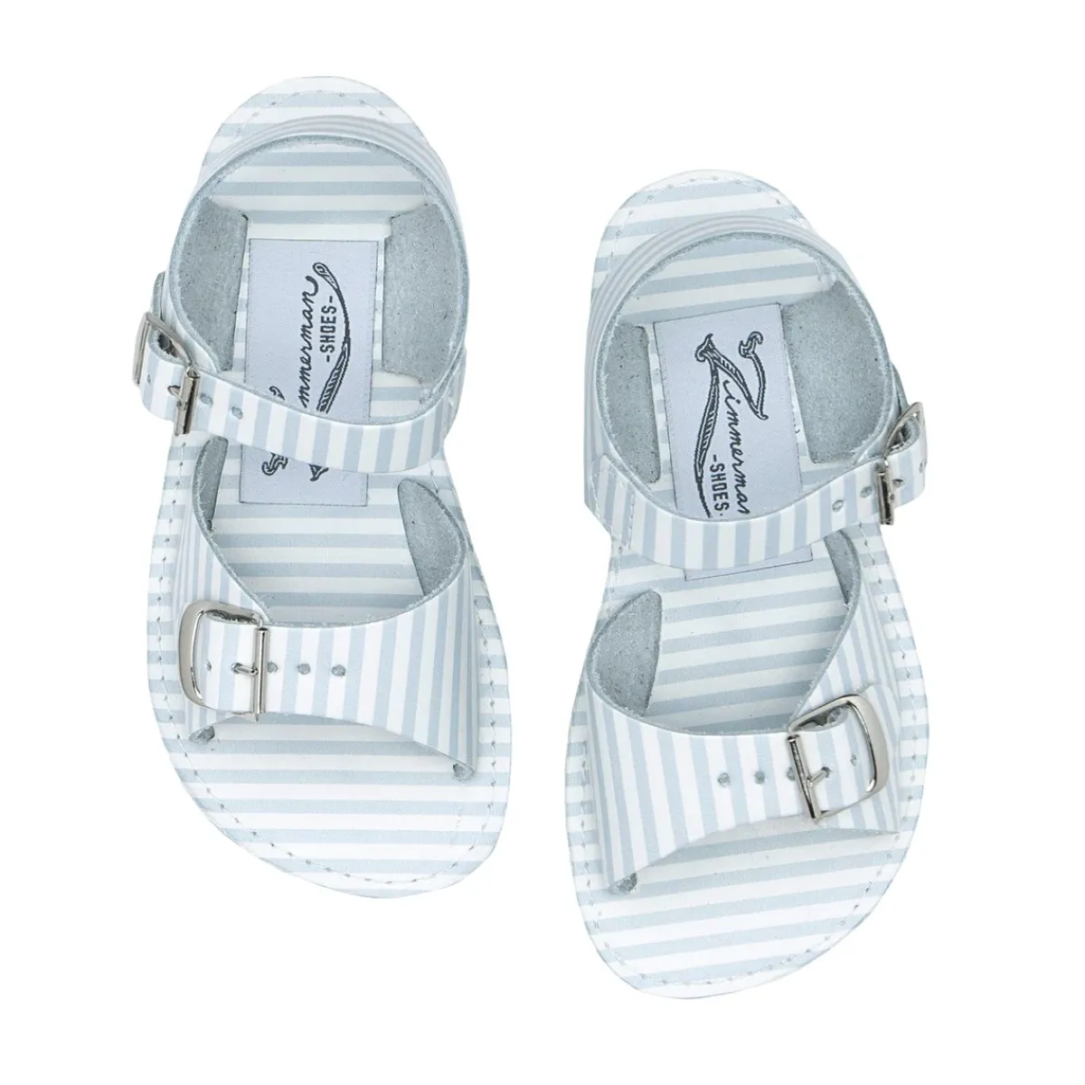 minnow X Zimmerman Sandal Powder Blue Stripe Best